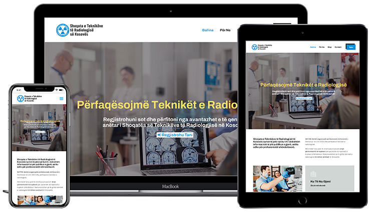 Shoqata e Teknikeve te Radiologjise se Kosovës Website