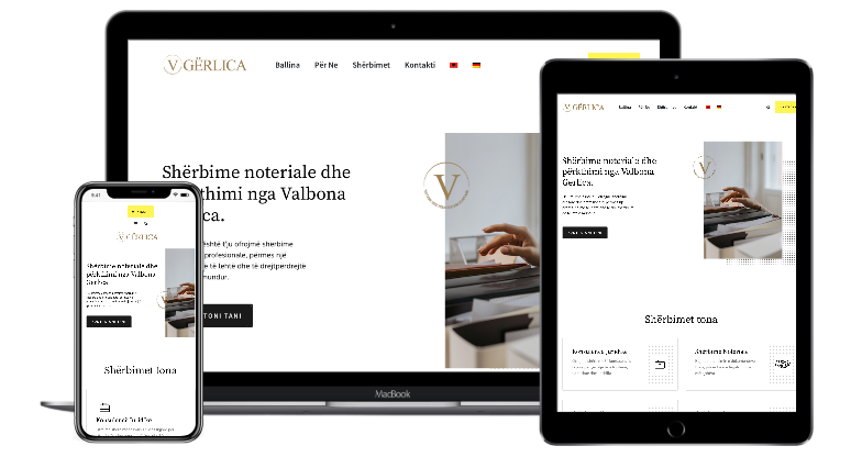 Valbona Gerlica Website